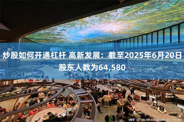 炒股如何开通杠杆 高新发展：截至2025年6月20日股东人数为64,580
