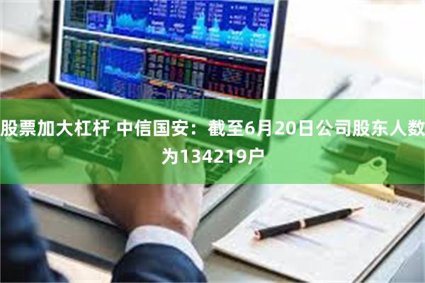 股票加大杠杆 中信国安：截至6月20日公司股东人数为134219户