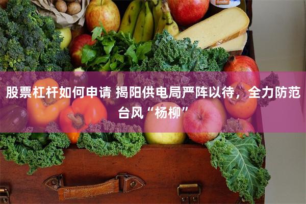 股票杠杆如何申请 揭阳供电局严阵以待，全力防范台风“杨柳”