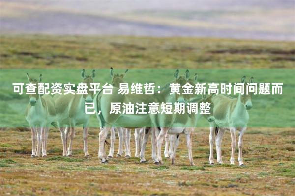 可查配资实盘平台 易维哲：黄金新高时间问题而已，原油注意短期调整