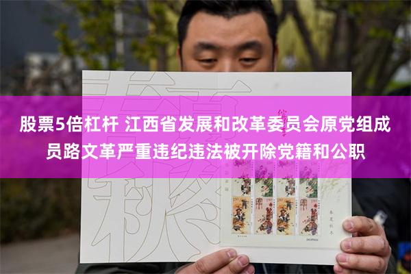 股票5倍杠杆 江西省发展和改革委员会原党组成员路文革严重违纪违法被开除党籍和公职