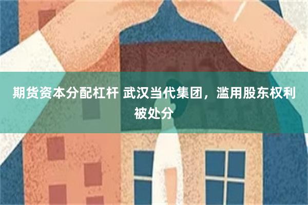 期货资本分配杠杆 武汉当代集团，滥用股东权利被处分
