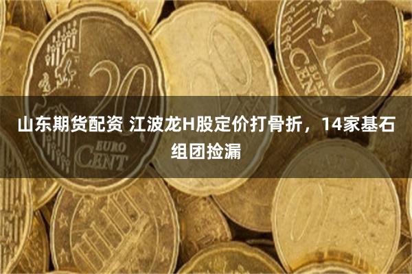 山东期货配资 江波龙H股定价打骨折，14家基石组团捡漏