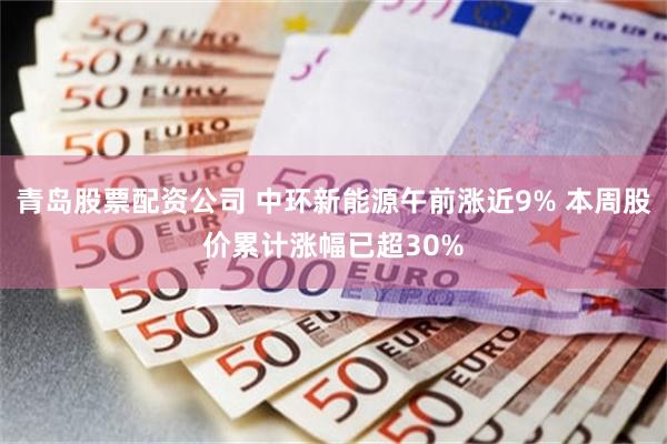 青岛股票配资公司 中环新能源午前涨近9% 本周股价累计涨幅已超30%