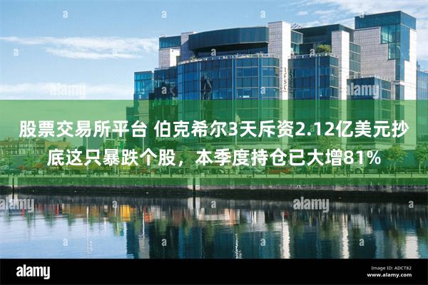 股票交易所平台 伯克希尔3天斥资2.12亿美元抄底这只暴跌个股，本季度持仓已大增81%
