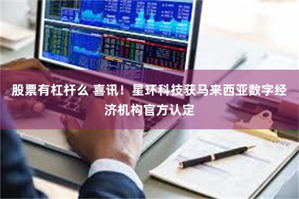 股票有杠杆么 喜讯！星环科技获马来西亚数字经济机构官方认定
