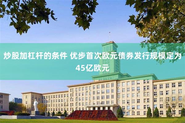 炒股加杠杆的条件 优步首次欧元债券发行规模定为45亿欧元