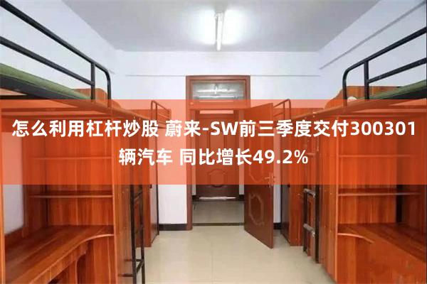 怎么利用杠杆炒股 蔚来-SW前三季度交付300301辆汽车 同比增长49.2%