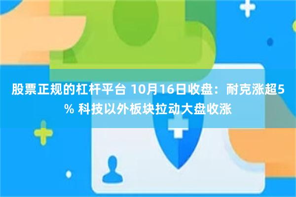股票正规的杠杆平台 10月16日收盘：耐克涨超5% 科技以外板块拉动大盘收涨