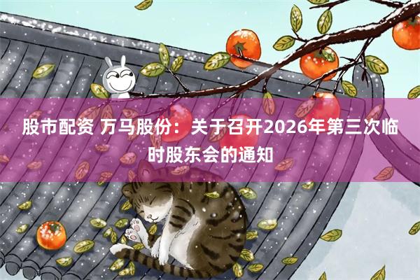 股市配资 万马股份：关于召开2026年第三次临时股东会的通知